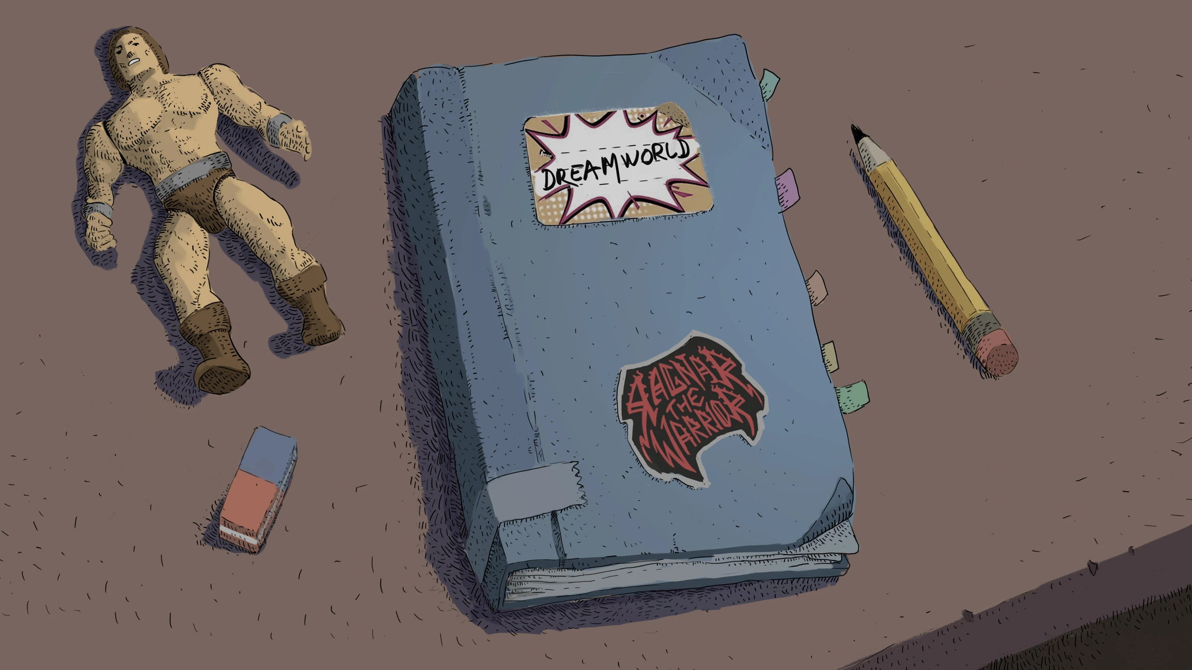 Dreamworld notebook cover