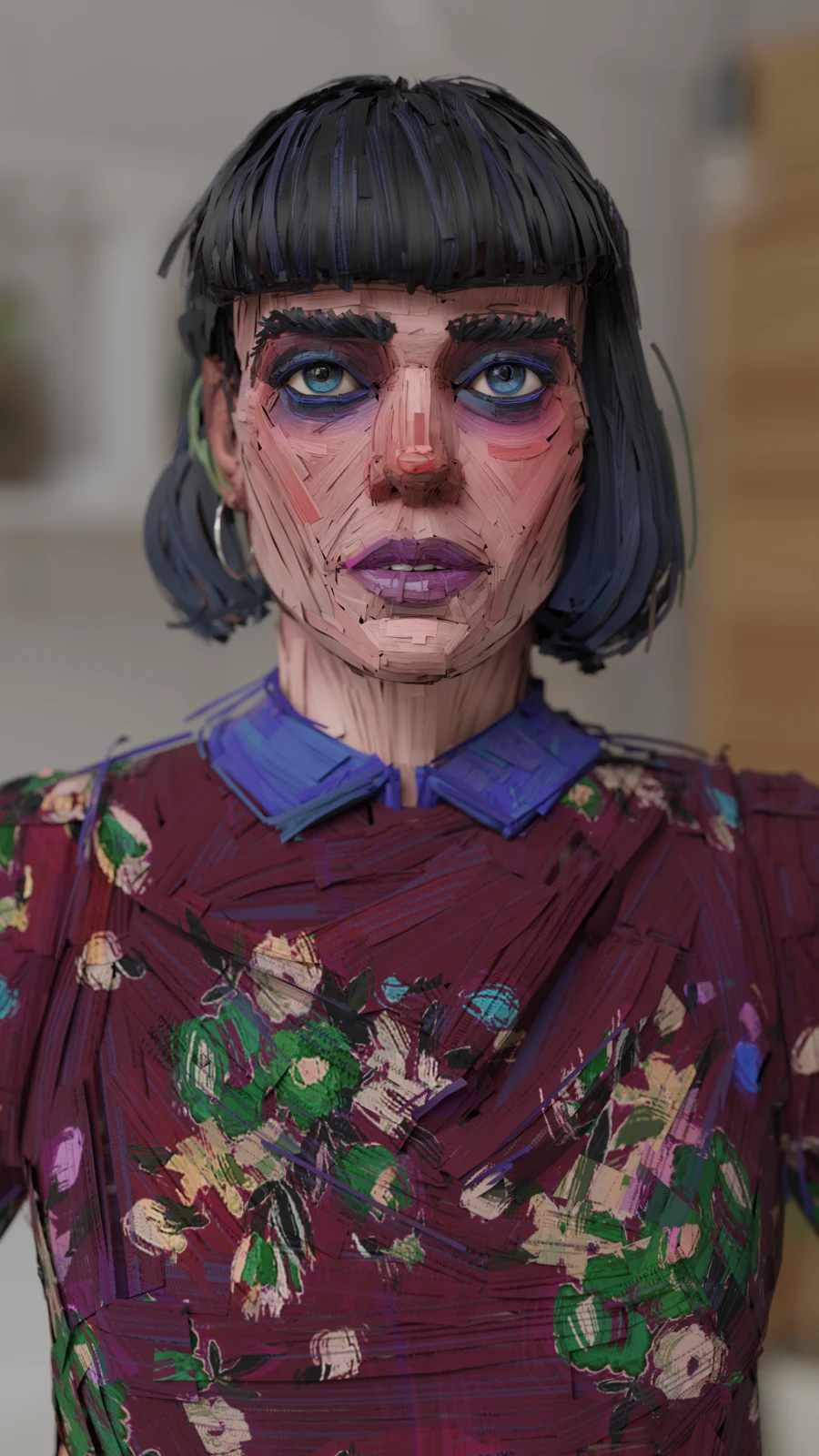 Lamda character portrait